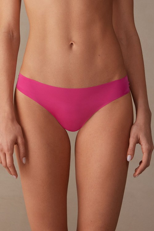 Intimissimi Brazilian Panties in Seamless Ultra Light Microfiber Pink - 206j - Valentine Pink | 0489GLQEZ