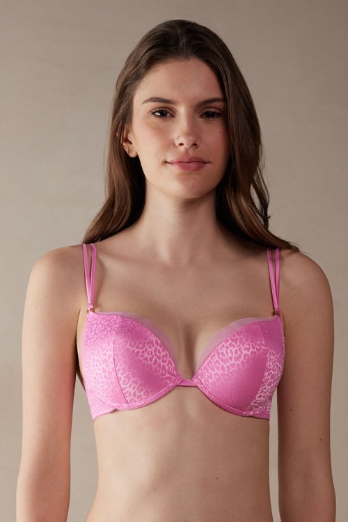 Intimissimi Cool Minimal Simona Super Push-up Bra Pink - 207j - Candy Pink | 8361UZWXE