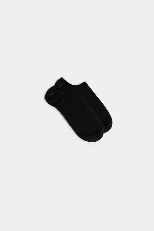 Intimissimi Cotton Footsies Black - 019 - Black | 5719GWMVT