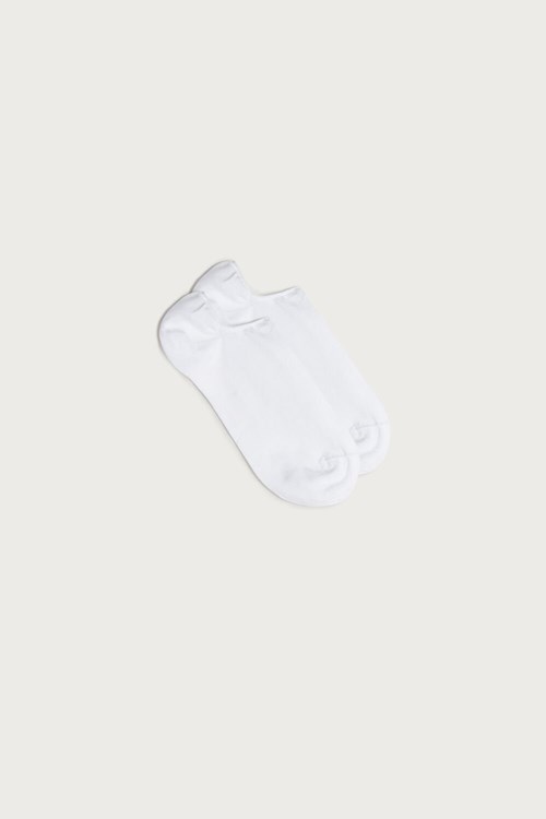 Intimissimi Cotton Footsies White - 001 - White | 7420ROLHZ