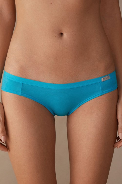 Intimissimi Cotton Panties Blue - 210j - Digital Turquoise | 8397MRYOS