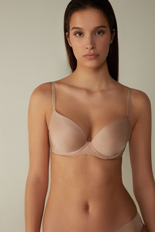 Intimissimi Irina Microfiber Balconette Bra Natural - 044 - Soft Beige | 5632STZDB