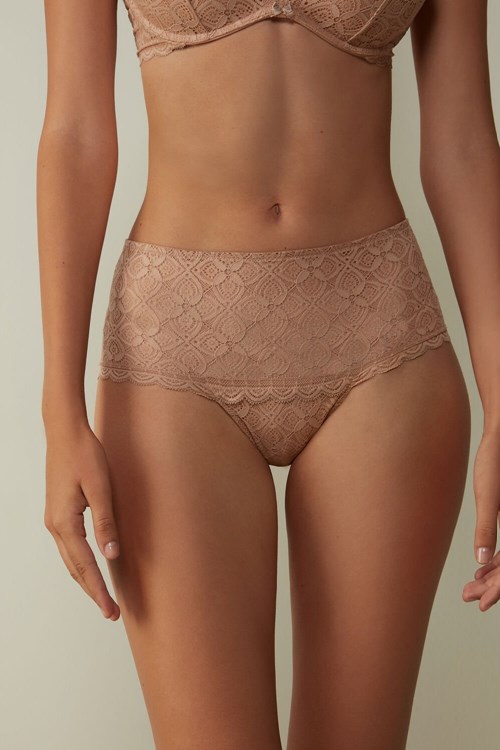 Intimissimi Lace Hipster Natural - 044 - Soft Beige | 3671XLBRK