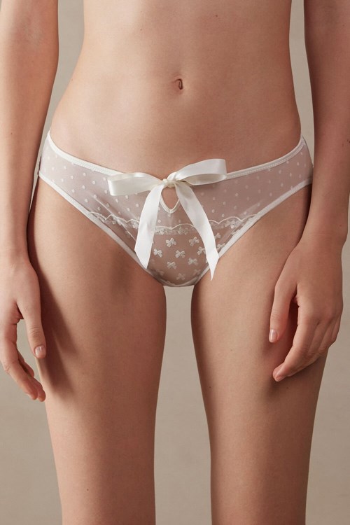 Intimissimi Love Cadeau Panties Ivory - 2127 - Talc White | 1860CYLWM