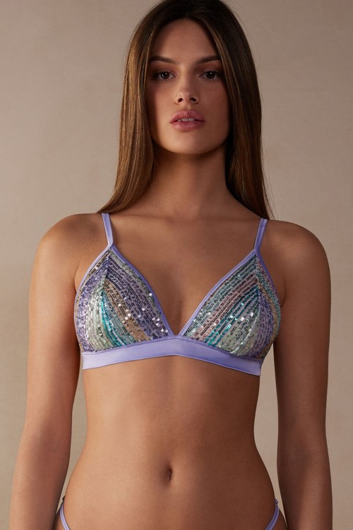 Intimissimi Miami Nights Triangle Bra Blue - 238j - Multicolor | 1567FYQWN