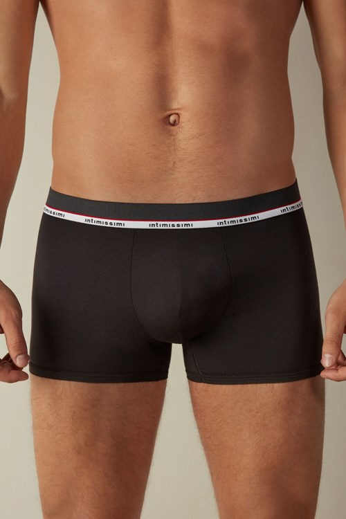 Intimissimi Micromodal Boxers Black - 019 - Black | 5832GHSRP