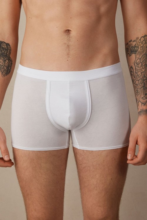 Intimissimi Natural Fresh Supima® Cotton Boxers White - 001 - White | 4592ZGUVX