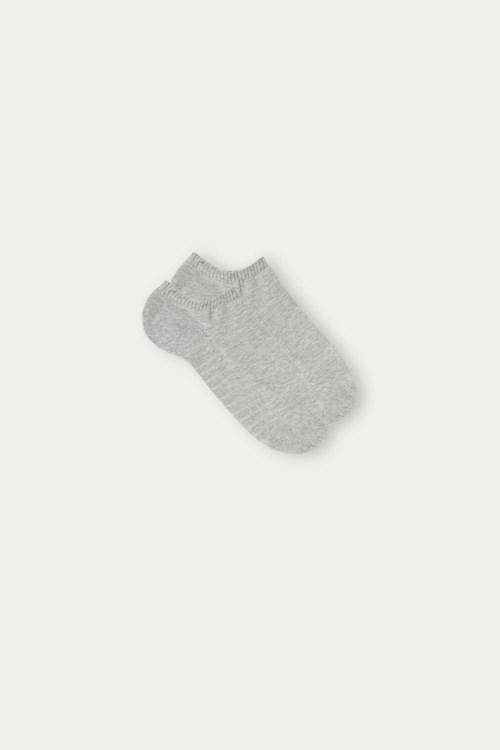 Intimissimi No-show Socks in Terrycloth Grey - 2000 - Gray Sweatshirt | 1392NAGRW