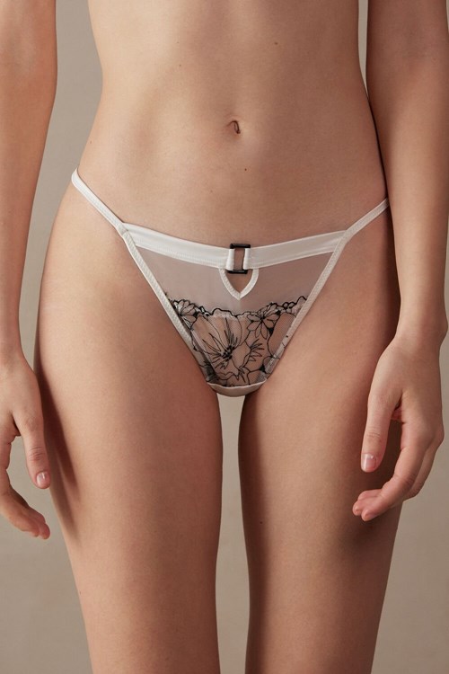 Intimissimi Pure Joy String Thong Ivory | 6132KMVSR