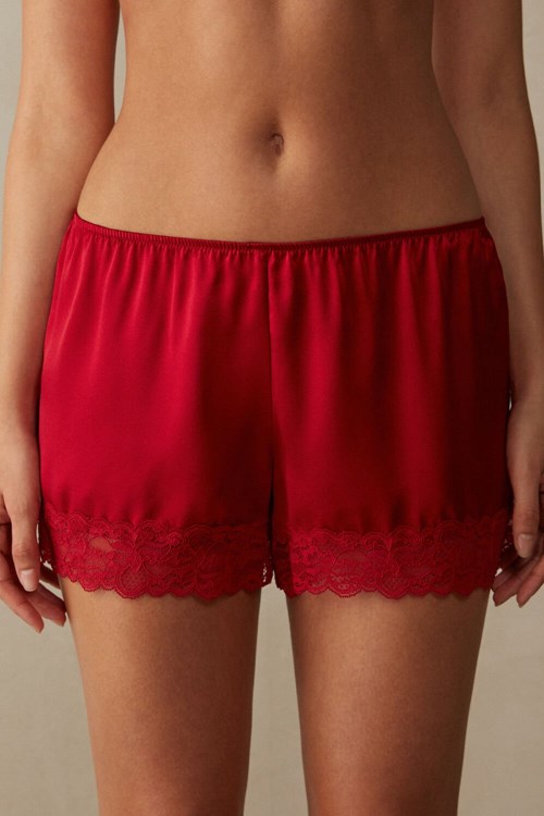 Intimissimi Silk Shorts Red - 1473 - Red | 0571XZDOI