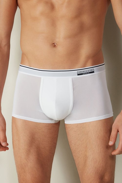 Intimissimi Super Fresh Micro-mesh Boxers White - 001 - White | 6409GJZWI