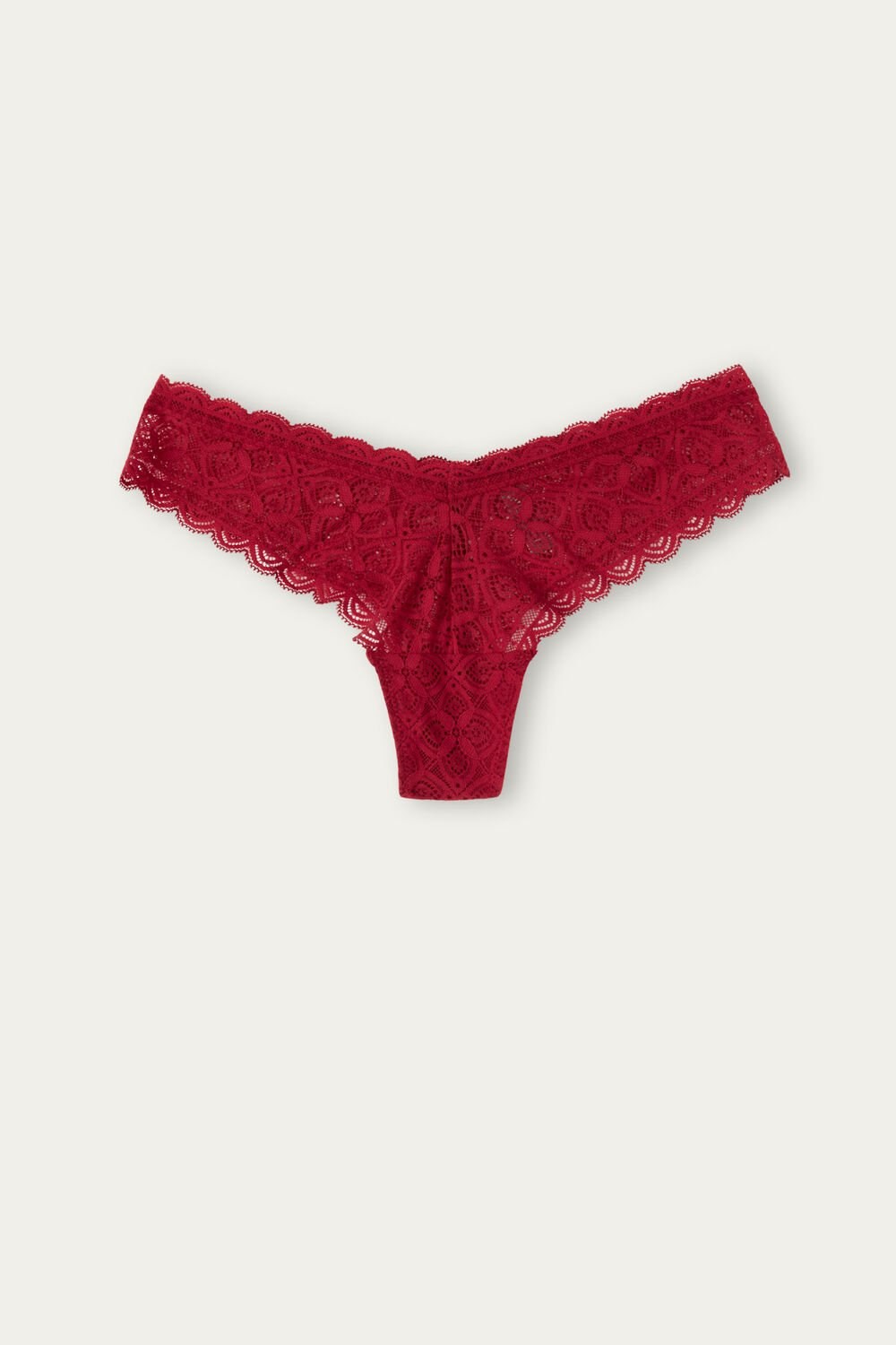 Intimissimi 80s-style Lace Brazilian Red - 1473 - Red | 6549SWXHP