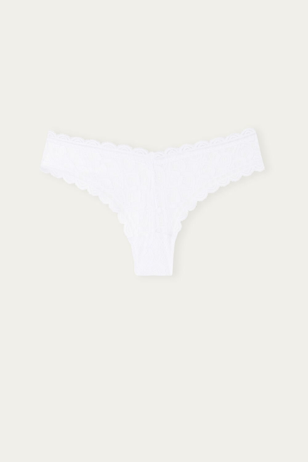 Intimissimi 80s-style Lace Brazilian White - 001 - White | 5729CRDHU