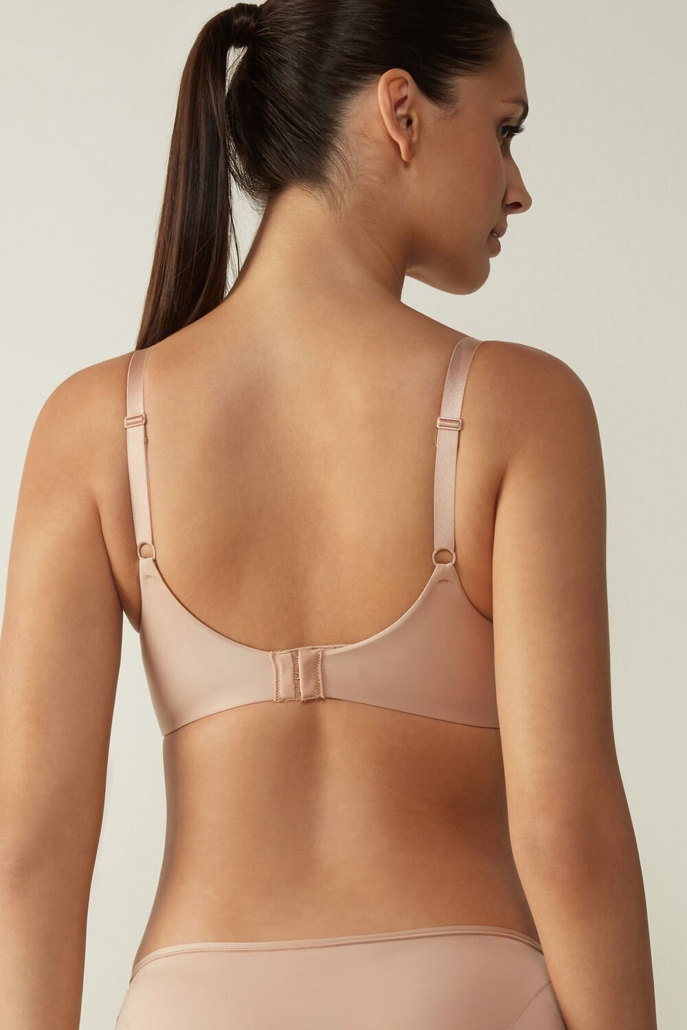 Intimissimi Adele Triangle Bra in Ultralight Microfiber Natural - 044 - Soft Beige | 6730IELXH