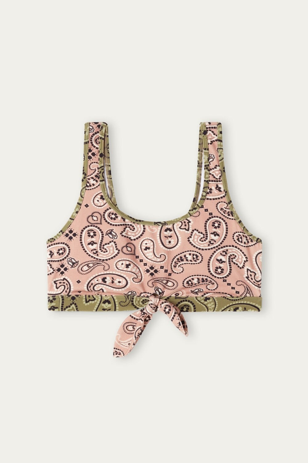 Intimissimi Bandana Mania Bra Top Brown - 726i - Bandana Print | 3740TRDAC