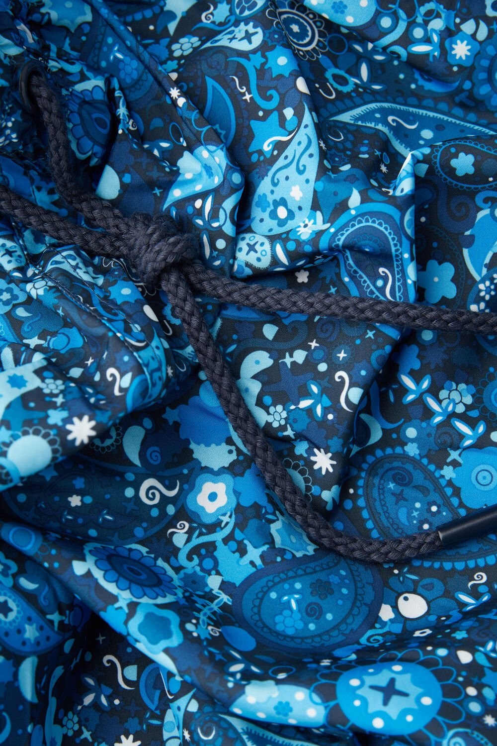 Intimissimi Blue Paisley Print Swim Trunks Blue - 265j - Intense Blue Paisley Print | 2461DAVUX