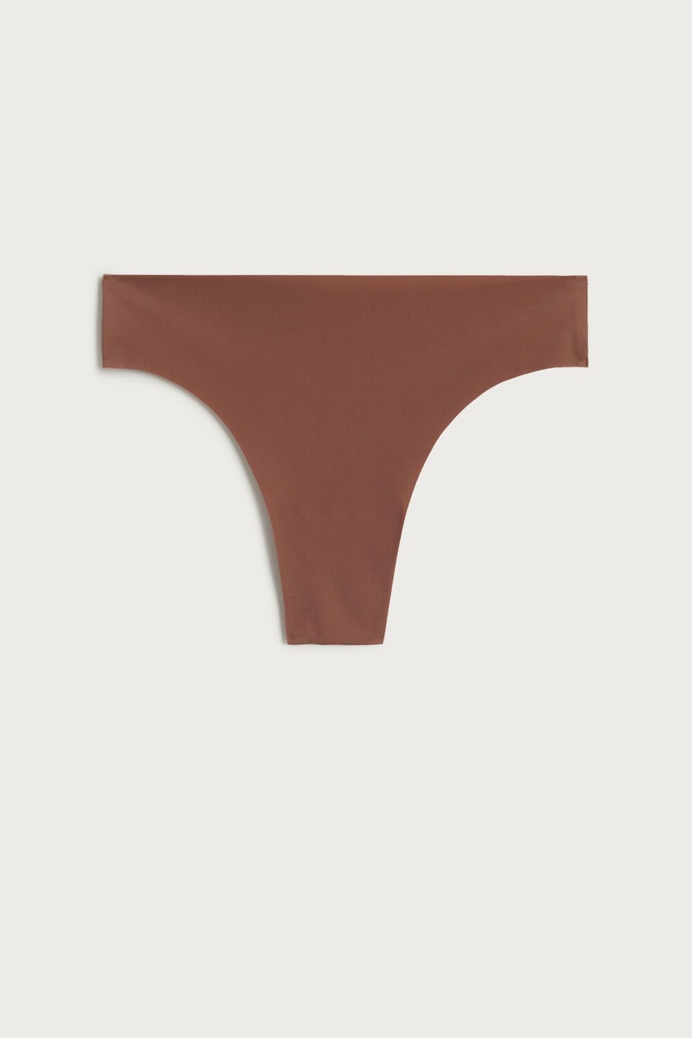 Intimissimi Brazilian Panties in Seamless Ultra Light Microfiber Natural - 502i - Dark Beige | 4350UYNRZ