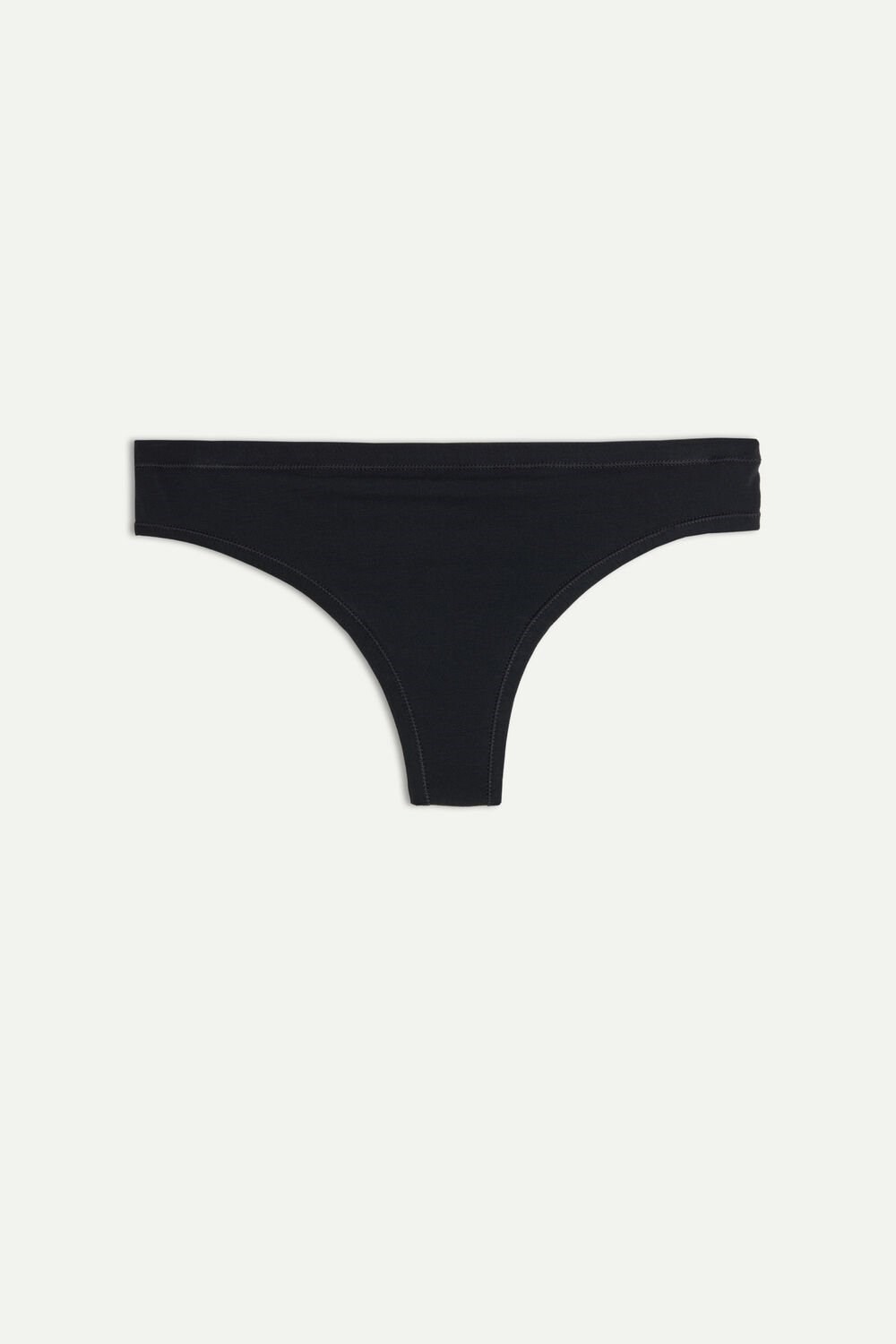 Intimissimi Brazilian Panties in Ultralight Supima® Cotton 019 - Black | 4901QOUNV