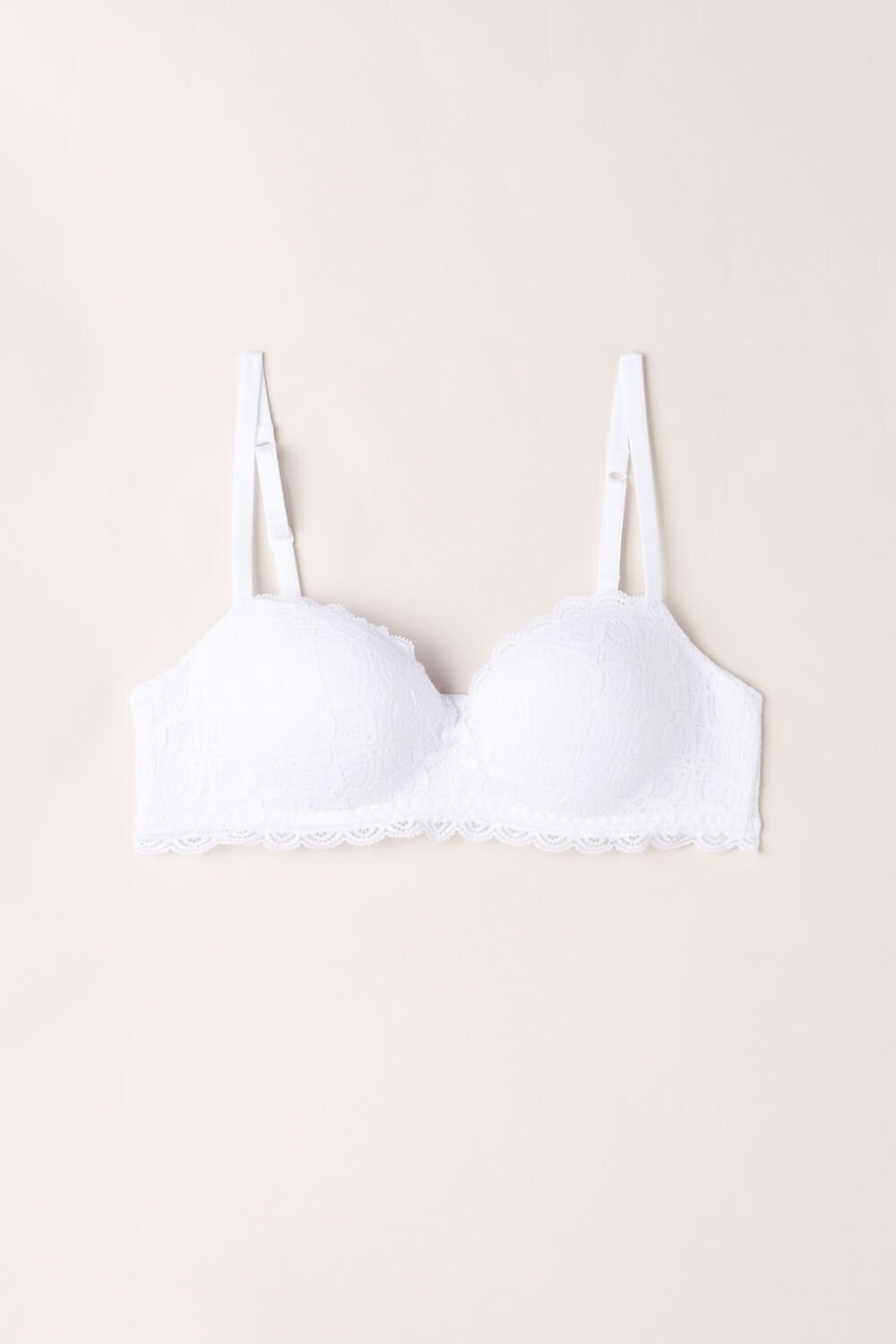 Intimissimi Claudia Balconette Bra in Lace White - 001 - White | 2709GECPJ