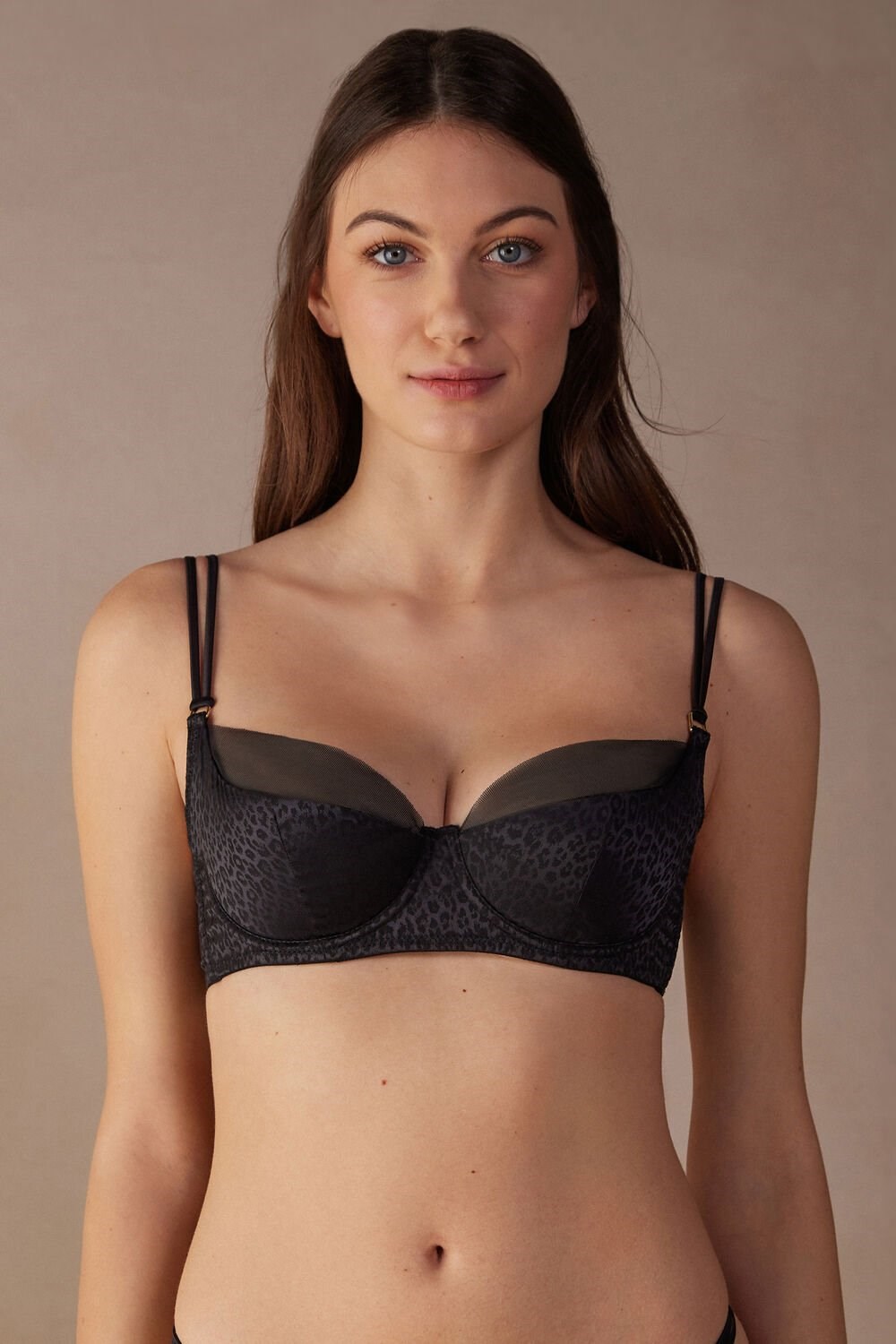 Intimissimi Cool Minimal Demi Bra Black - 019 - Black | 4165EMPFC