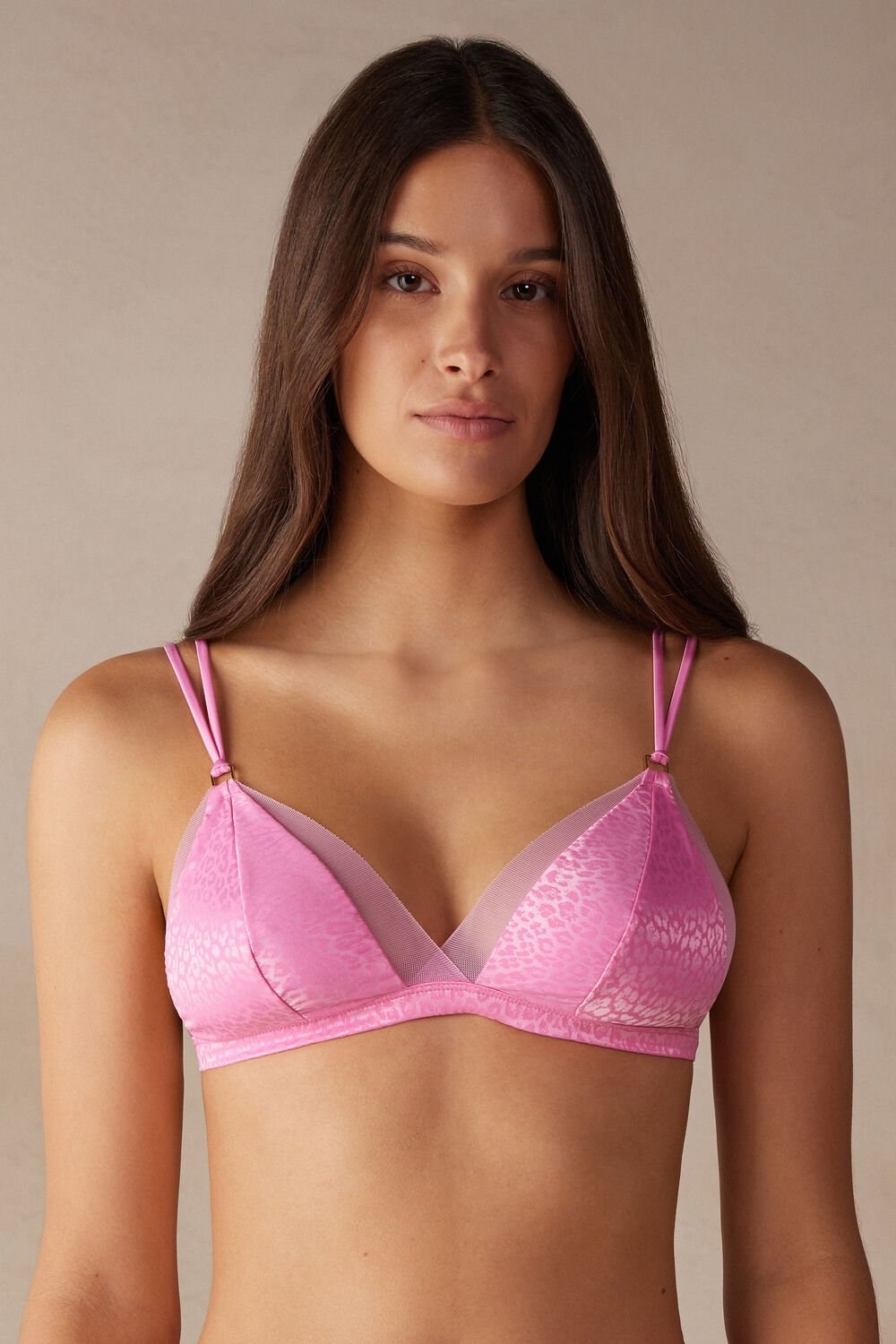 Intimissimi Cool Minimal Emma Triangle Bra Pink - 207j - Candy Pink | 8052SEGFY