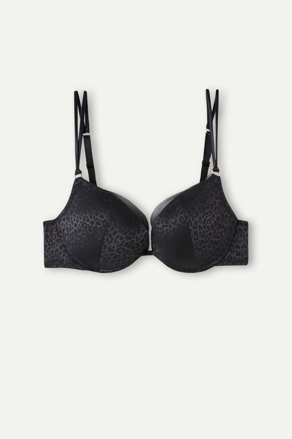 Intimissimi Cool Minimal Simona Super Push-up Bra Black - 019 - Black | 1025NTPAX