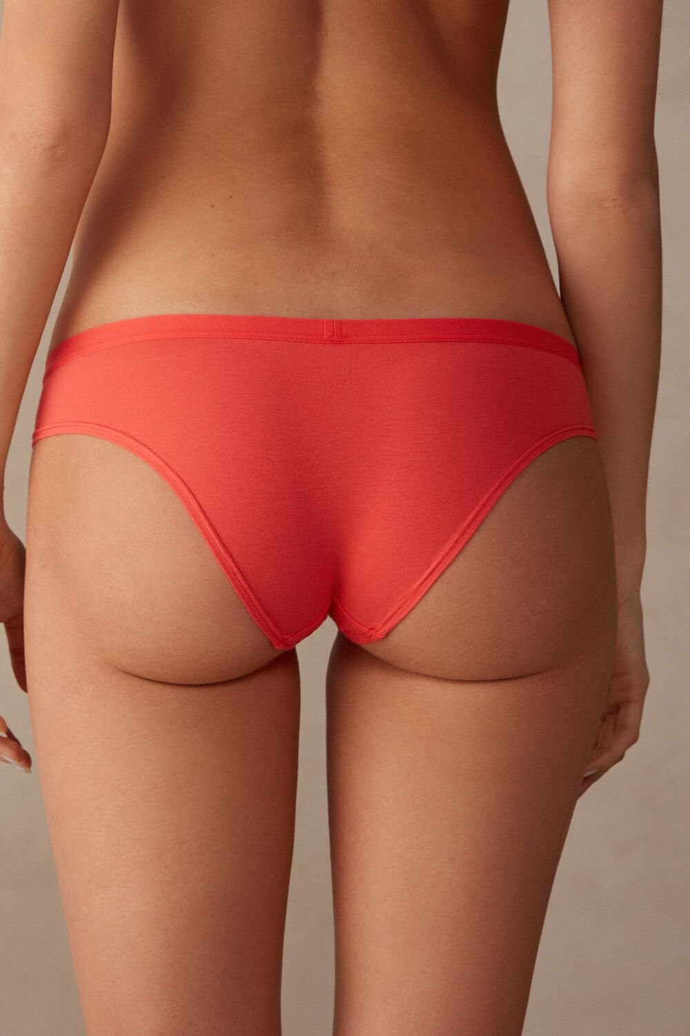 Intimissimi Cotton Panties Orange - 219j - Flame Scarlet | 0279KIDHA