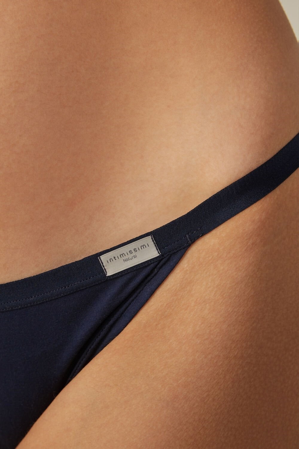 Intimissimi Cotton String Panties Blue - 1467 - Intense Blue | 4673GDCFU