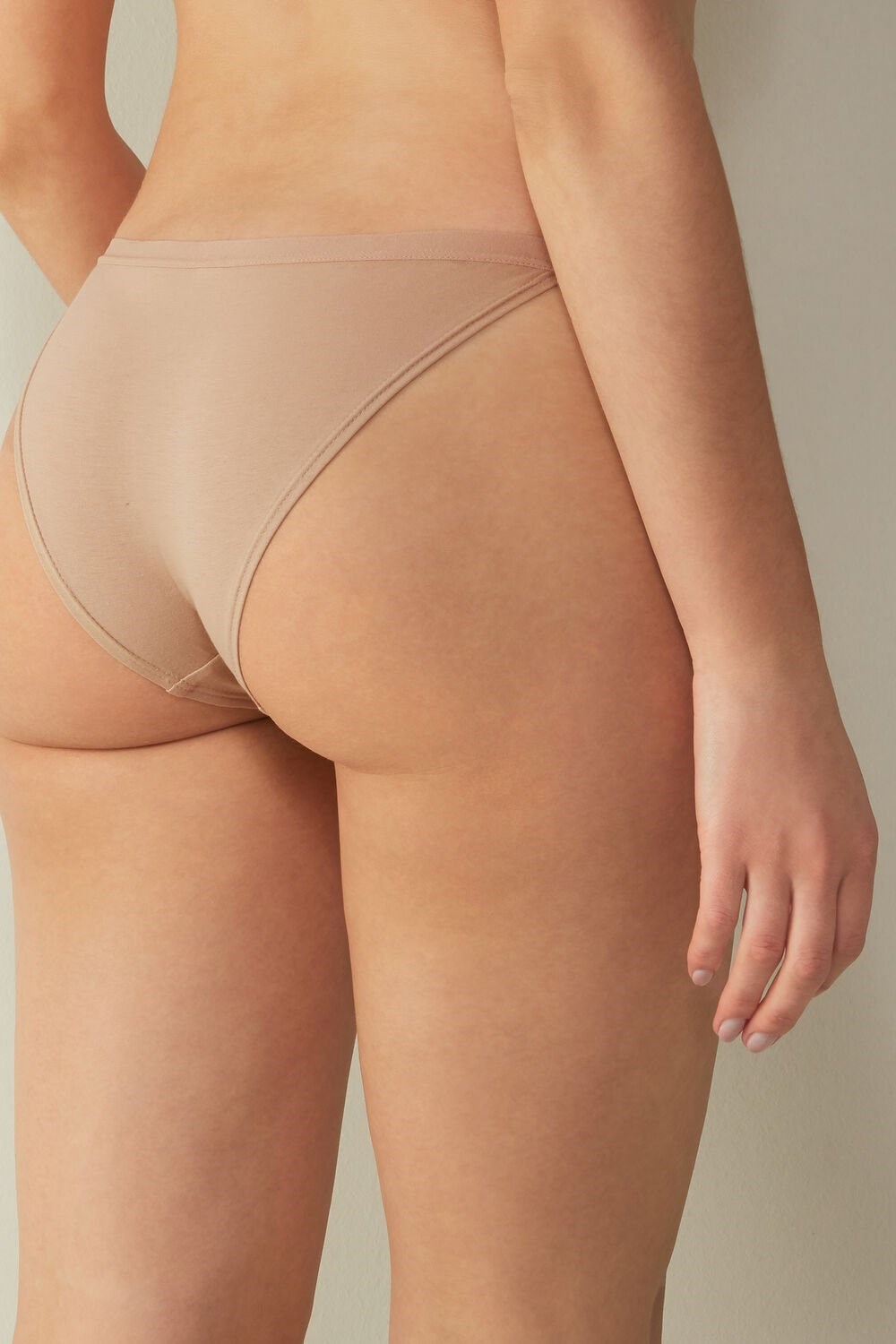 Intimissimi Cotton String Panties Natural - 044 - Soft Beige | 0128GMJCU