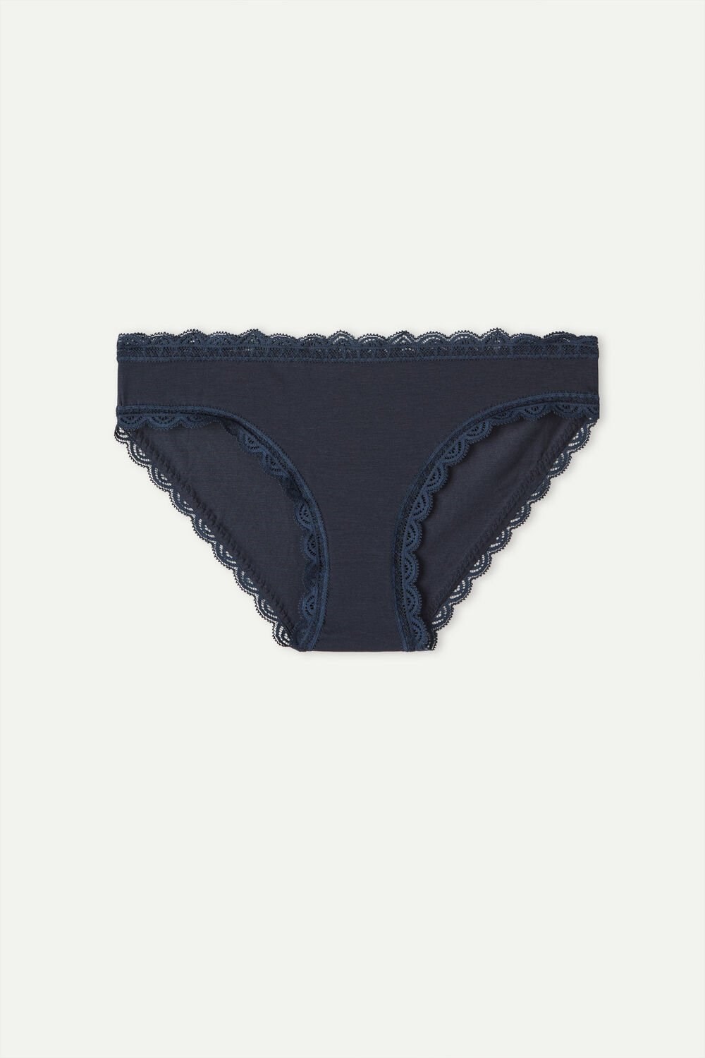 Intimissimi Cotton and Lace Panties Blue - 1467 - Intense Blue | 5380XLVDH