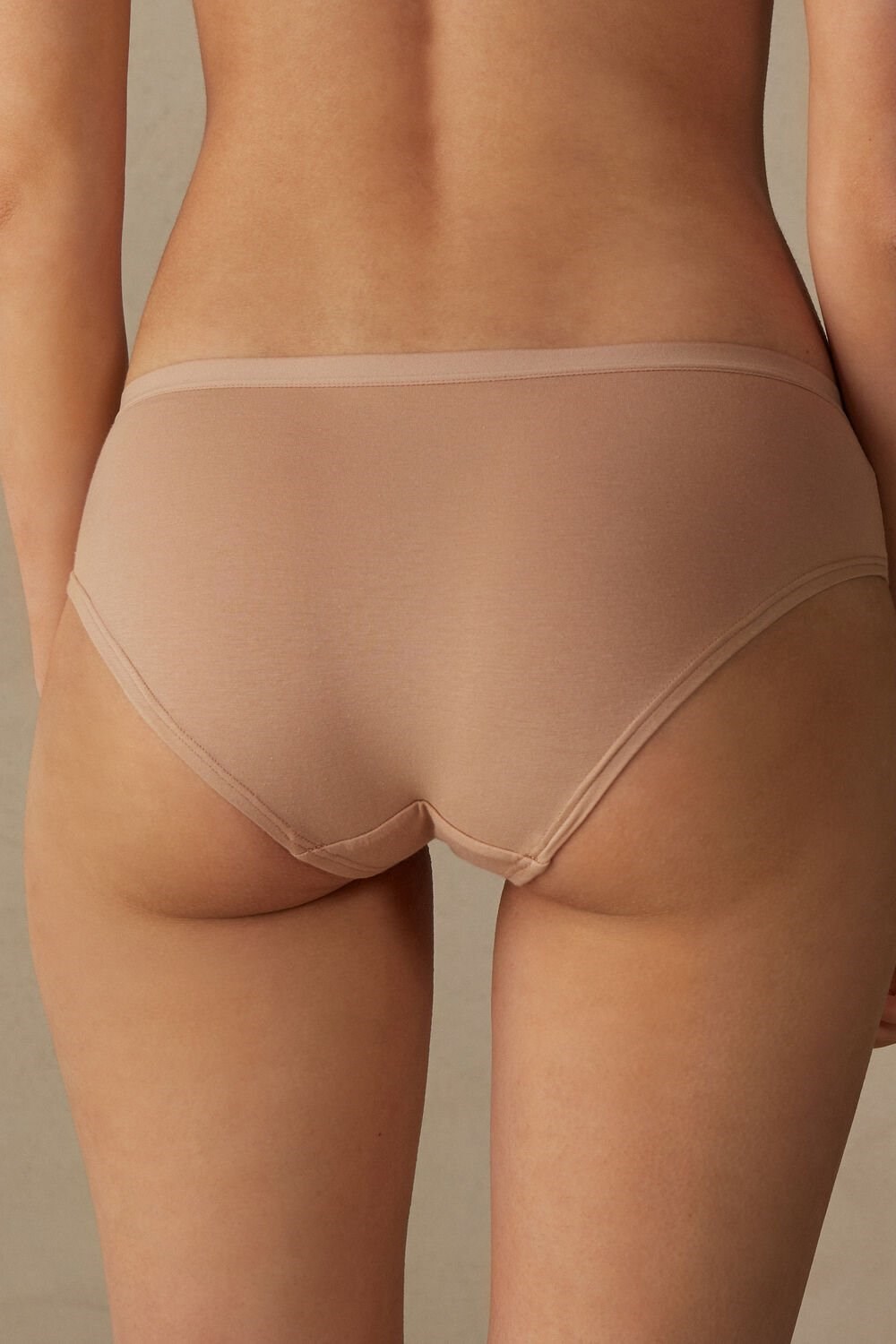 Intimissimi Cozy Panties in Cotton Natural - 044 - Soft Beige | 2067HVDPM