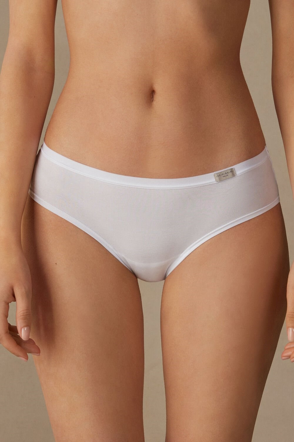 Intimissimi Cozy Panties in Cotton White - 001 - White | 5249QVSXM