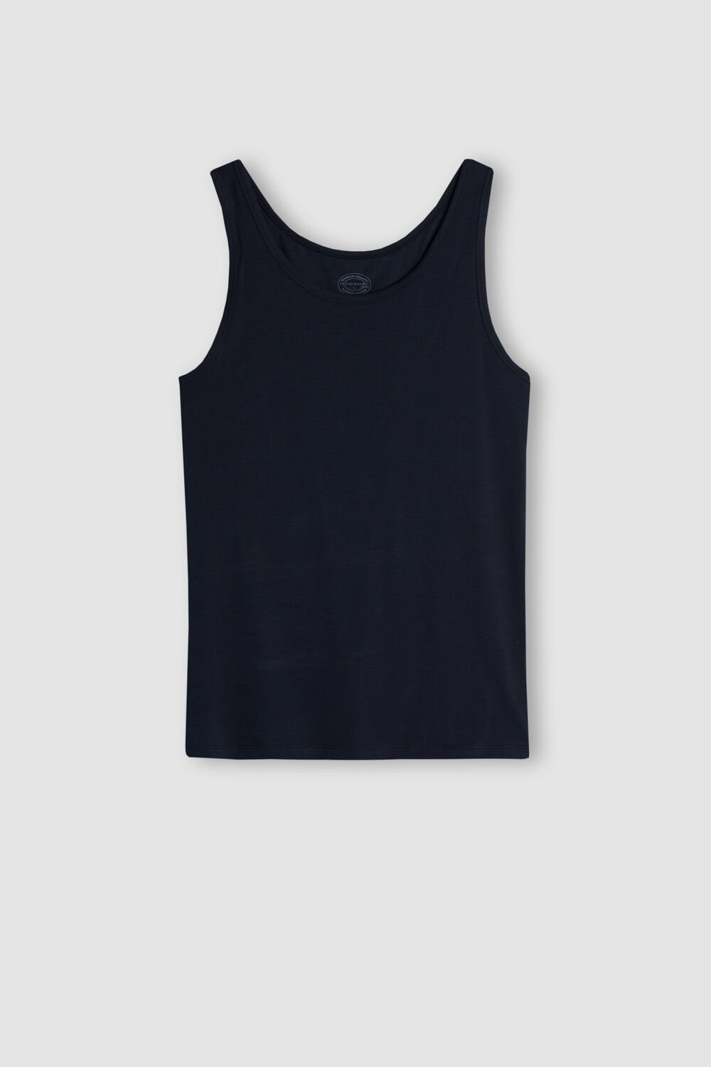 Intimissimi Crew Neck Tank Top Blue - 800 - Midnight Blue | 3102EJHYB