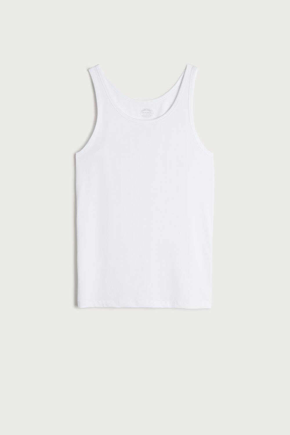 Intimissimi Crew Neck Tank Top White - 001 - White | 1684ANTJL