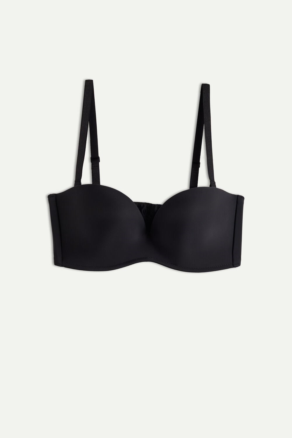 Intimissimi Daila Ultralight Microfiber Bandeau Bra Black - 019 - Black | 6489ODPRH