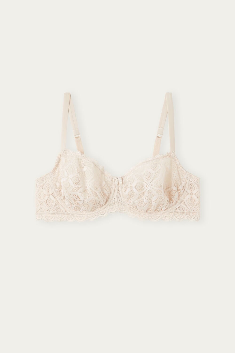 Intimissimi Daniela Balconette Bra in Lace Natural - 2280 - Silk Pink | 1820IARTY