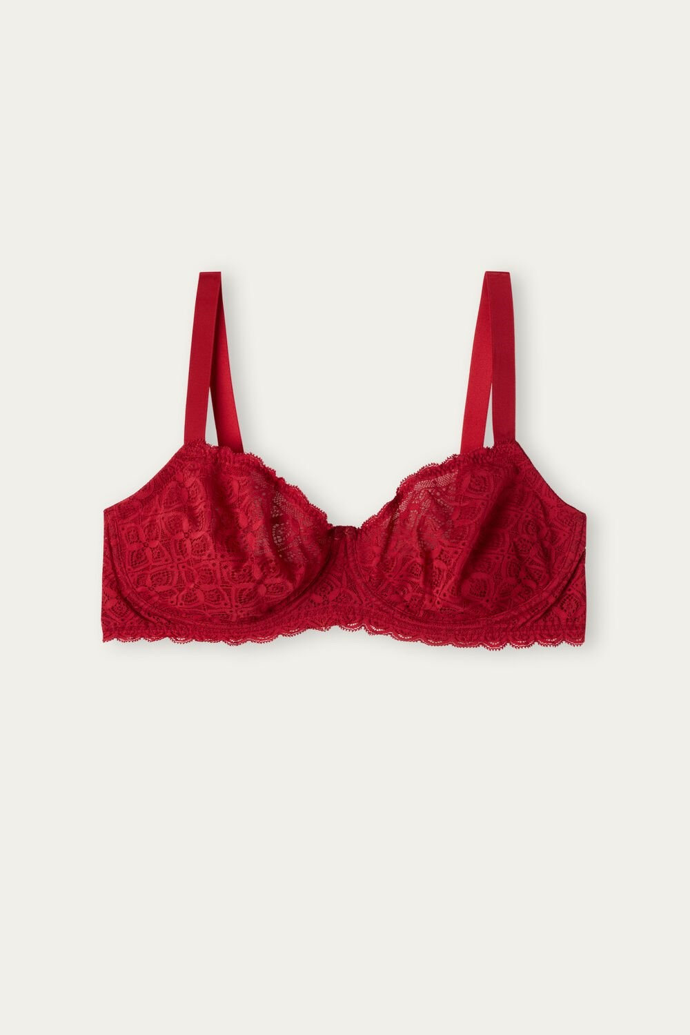 Intimissimi Daniela Balconette Bra in Lace Red - 1473 - Red | 3286AWVPJ