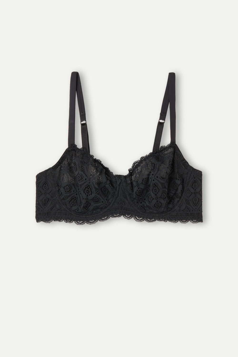 Intimissimi Daniela Balconette Bra in Lace Black - 019 - Black | 8749WXVUP