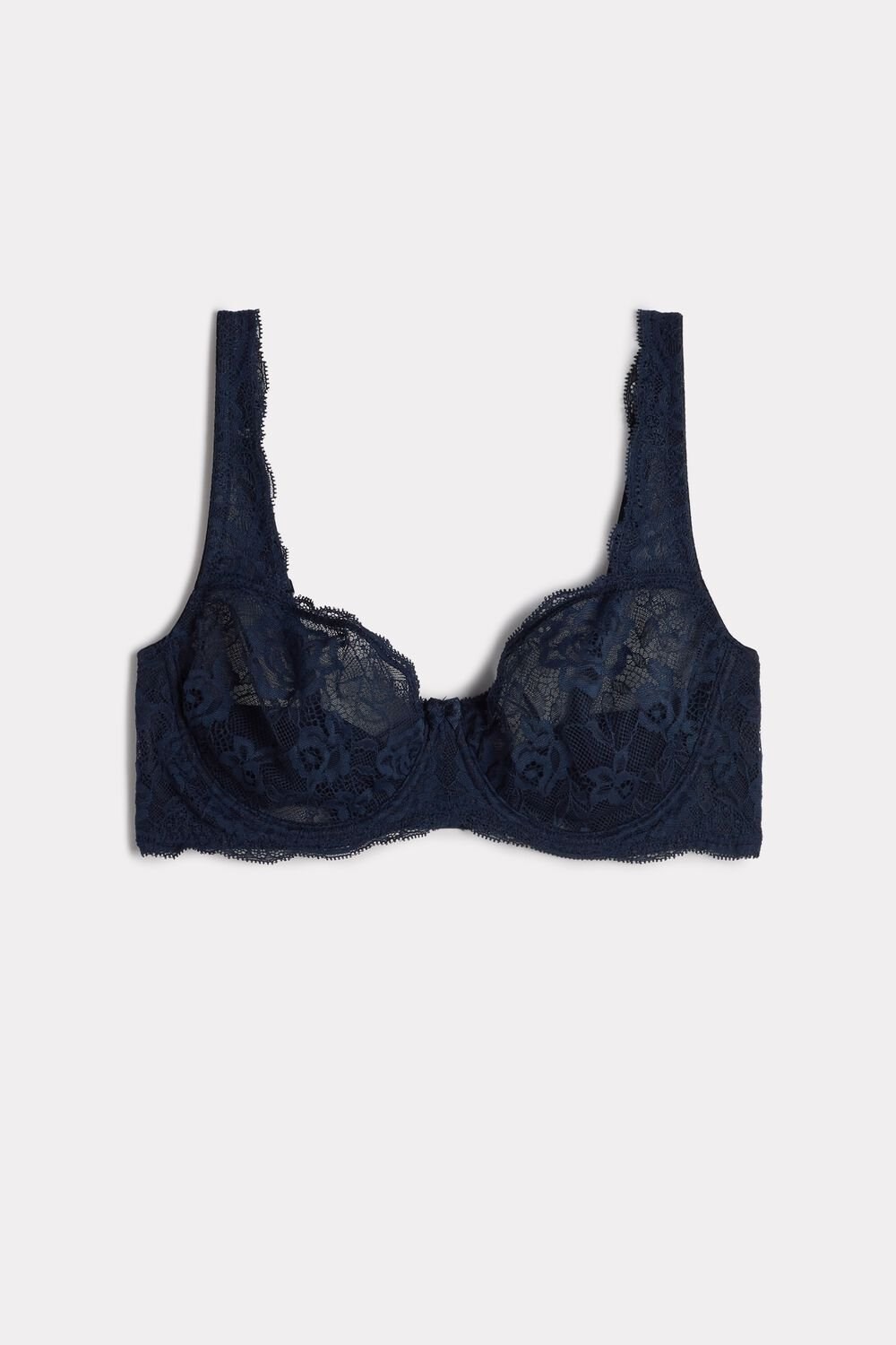 Intimissimi Daniela Lace Balconette Bra Blue - 1467 - Intense Blue | 6125HREVD