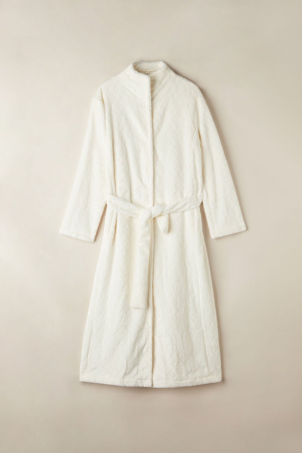 Intimissimi Elegant Night Long Robe Ivory - 2127 - Talc White | 4187CLZQR