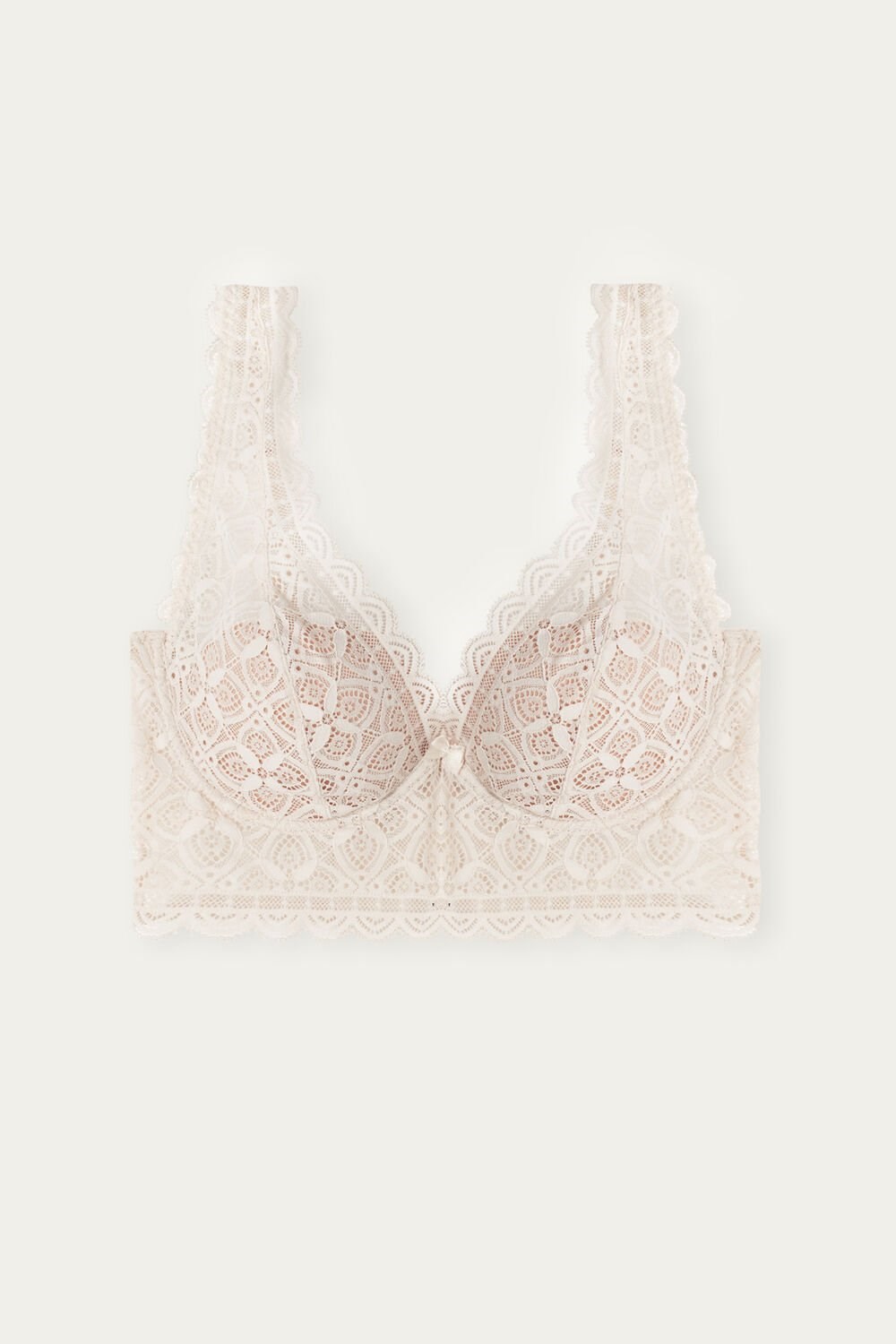 Intimissimi Eleonora Balconette Bra in Lace Natural - 2280 - Silk Pink | 0438YKRCT