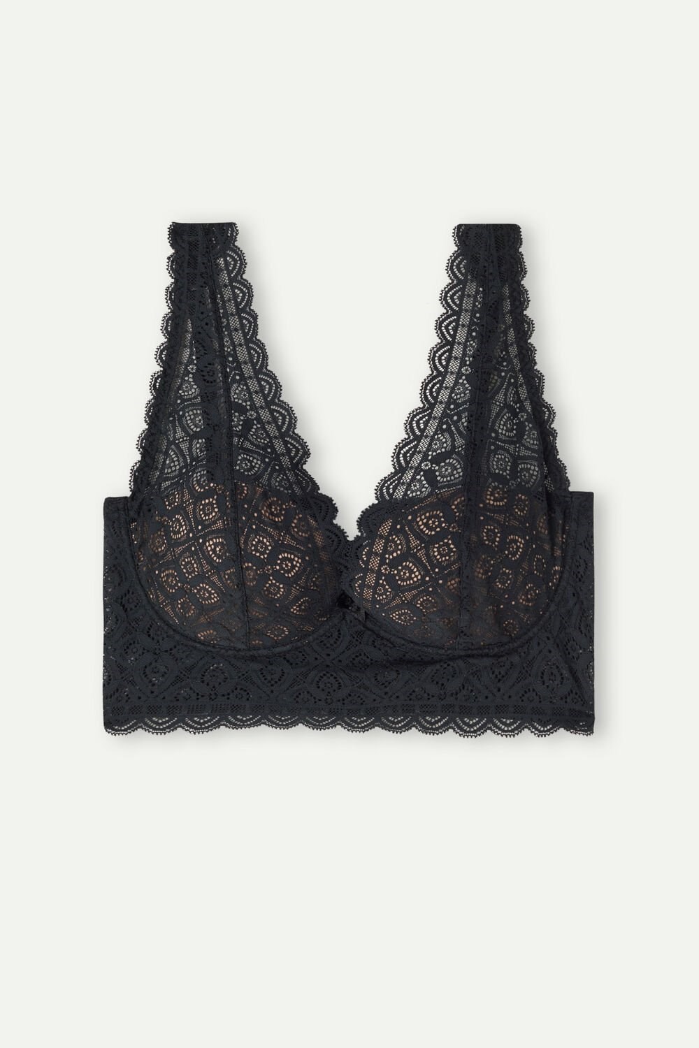 Intimissimi Eleonora Balconette Bra in Lace Black - 019 - Black | 5481TFJUQ