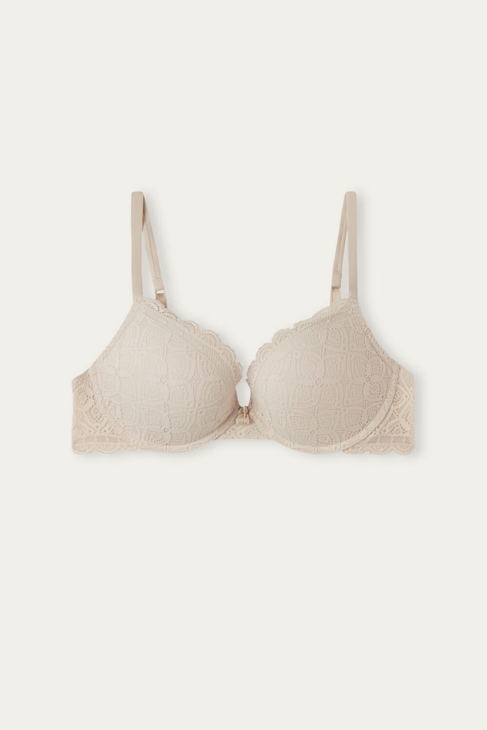 Intimissimi Elettra Super Push-up Bra in Lace Natural - 2280 - Silk Pink | 2174EQKLT