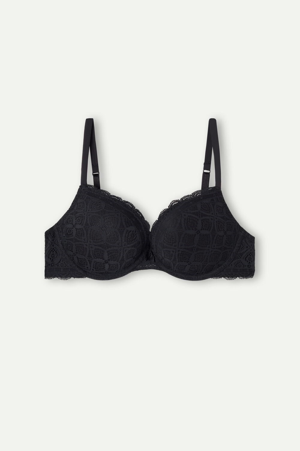 Intimissimi Elettra Super Push-up Bra in Lace Black - 019 - Black | 5743KXDEW