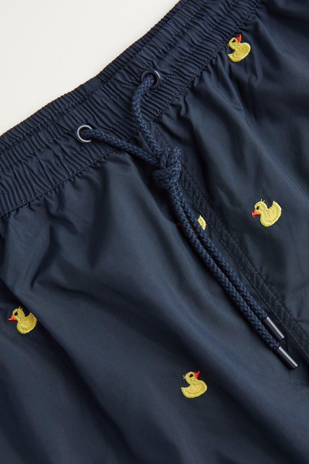 Intimissimi Embroidered Duck Swim Trunks Blue - 251j - Intense Blue Duck Embroidery | 1739MFVLA