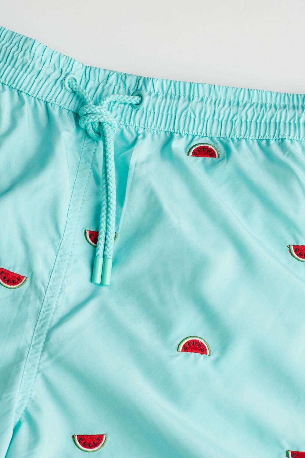 Intimissimi Embroidered Watermelon Swim Trunks Print - 255j - Aqua Green Watermelon Embroidery | 5079SXFKP