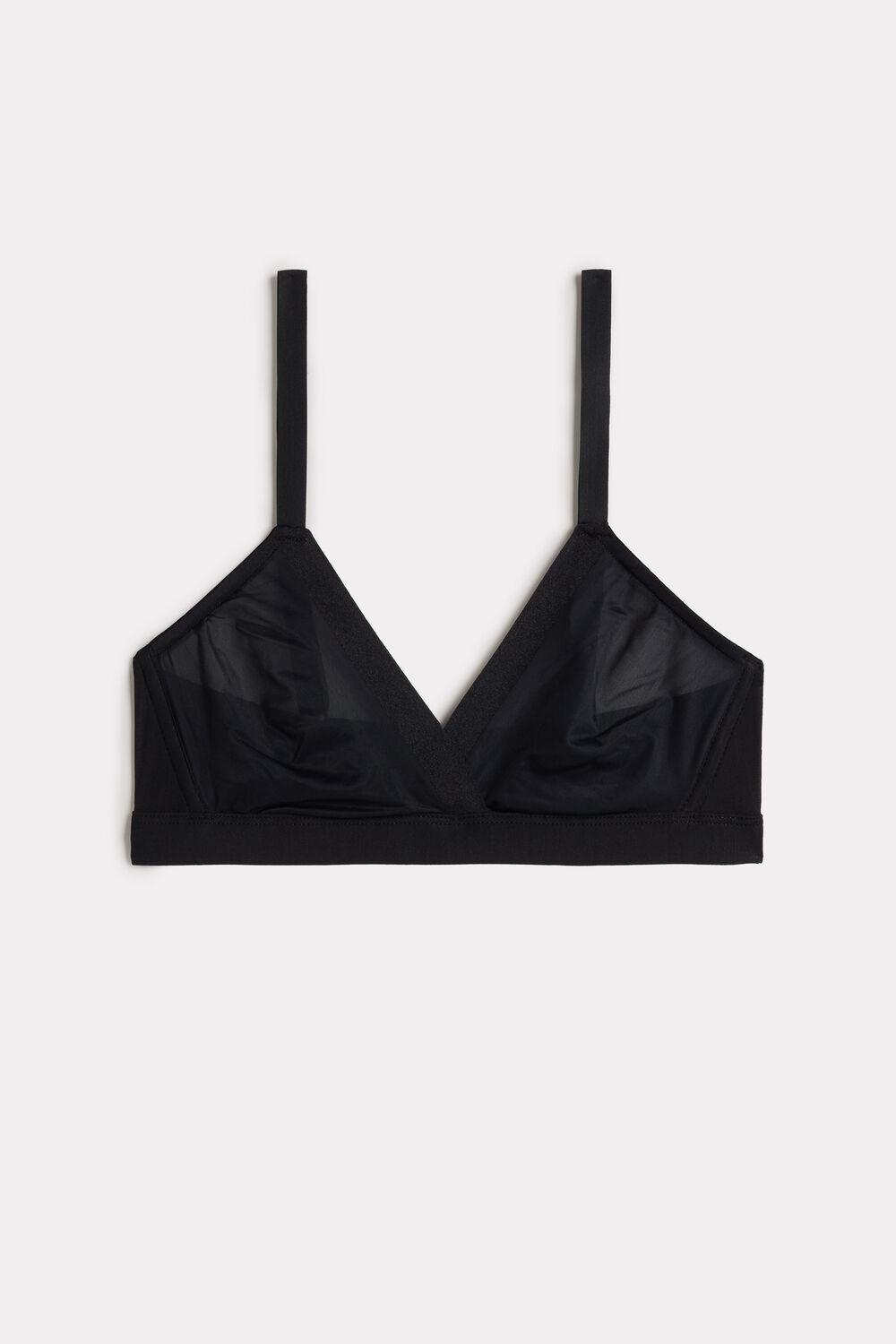 Intimissimi Emma Invisible Touch Triangle Bra Black - 019 - Black | 8437UOJZQ