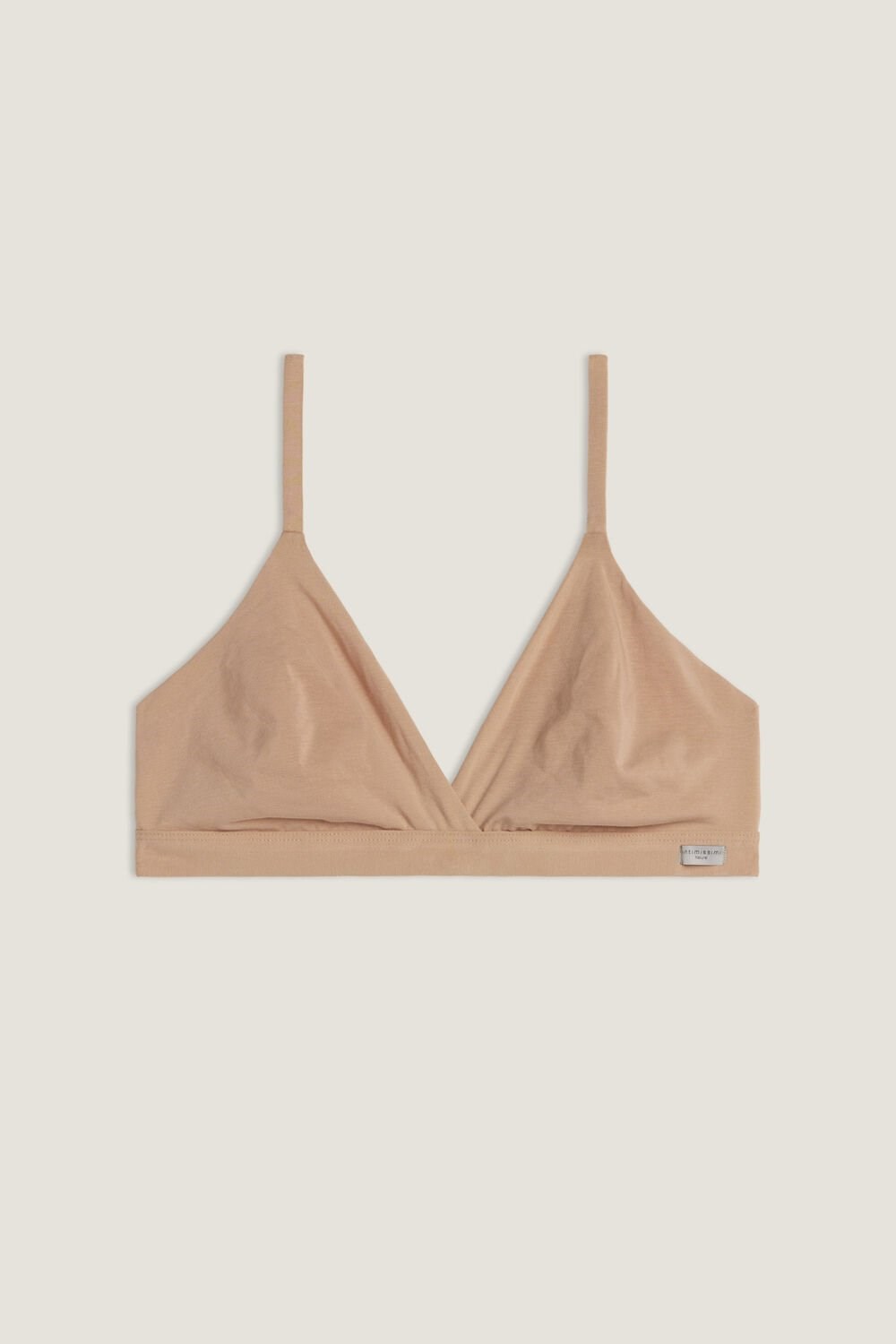 Intimissimi Emma Triangle Bra in Natural Cotton Natural - 044 - Soft Beige | 1459NSGUF