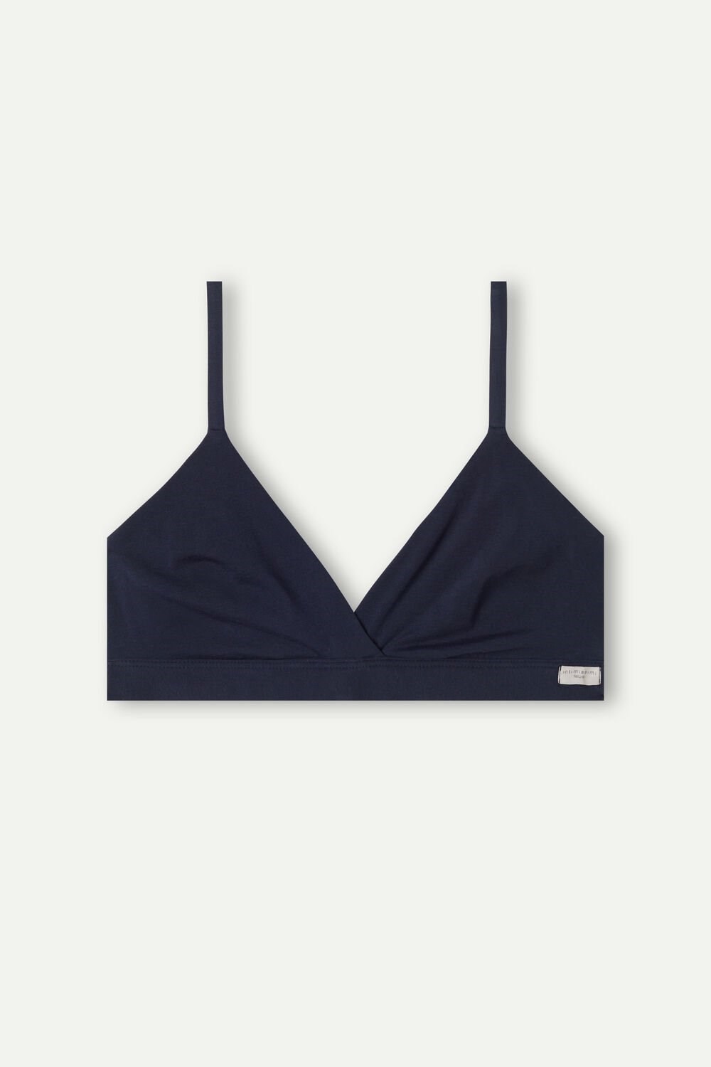 Intimissimi Emma Triangle Bra in Natural Cotton Blue - 1467 - Intense Blue | 1548GZBVU