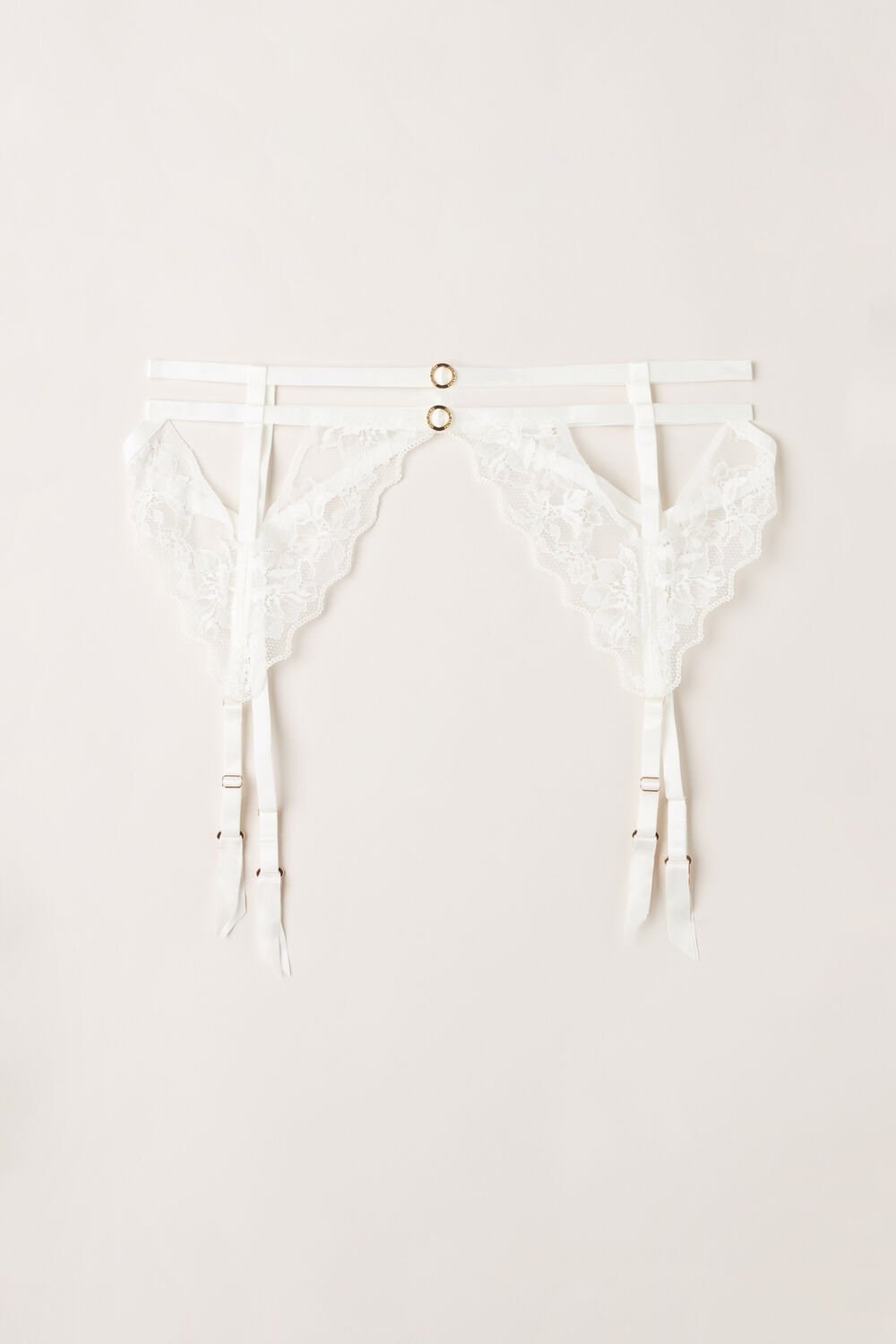 Intimissimi Fearless Femininity Garter Belt Ivory - 2127 - Talc White | 0526PCKHG